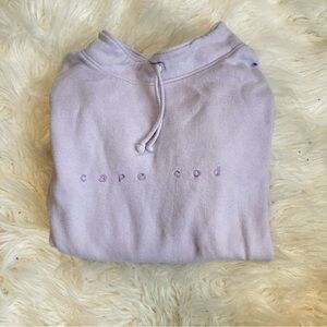 Vintage Cape Cod Mock Neck Waffled Sweatshirt